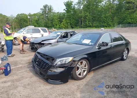 2017 Mercedes-Benz S 550 4Matic из США, поврежденный, VIN WDDUG8FB8HA295932